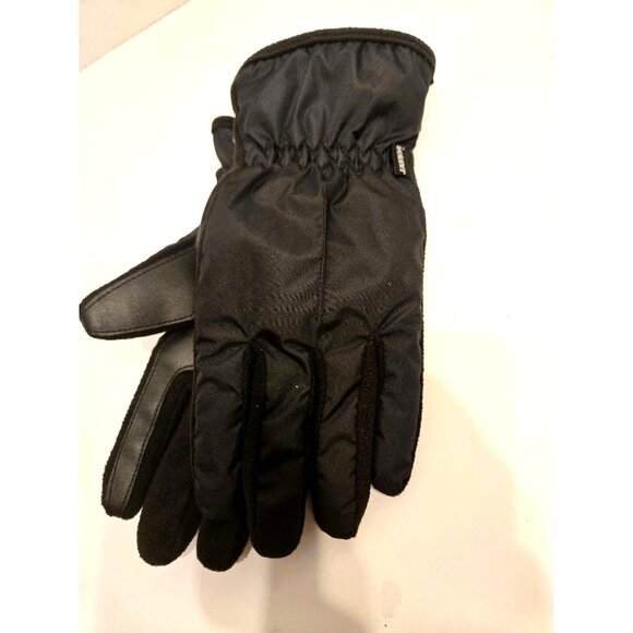 Isotoner Gloves Womens Black Smart Touch,  SmartDri Waterproof, Soft Lined 1SZ - Picture 5 of 5